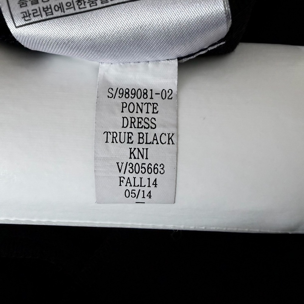 2014 GAP Ponte Black Fit and Flare Dress - Picture 8 of 8